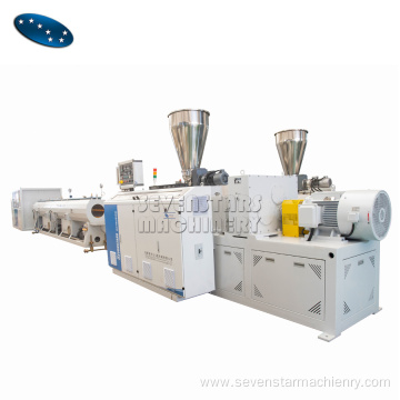 plastic PVC UPVC CPVC pipe manufacturing making extruder machine